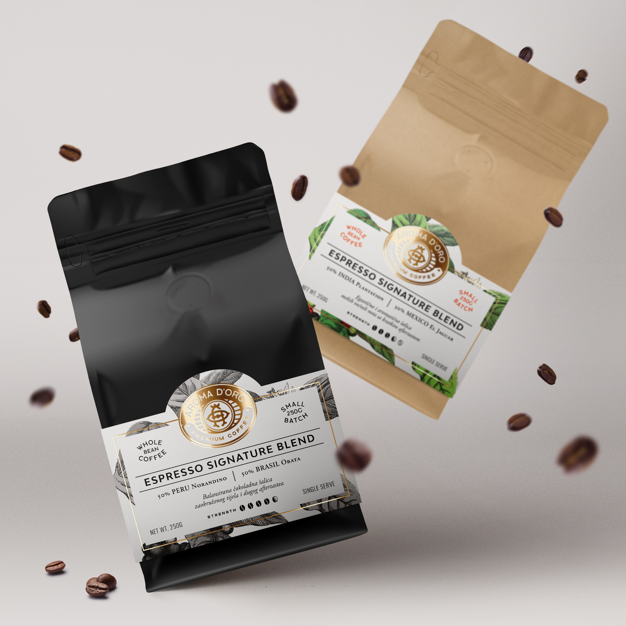 branding craft kava logotip ambalaža Hrvatska